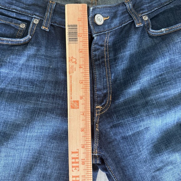 Gap Jeans Women's Size 12 Long Blue Curvy Low Rise Dark Wash Bootcut Y2K Casual - Picture 10 of 12